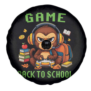 Funny Video Game Spare Tire Cover Cute Monkey Back To School TS14 Print Your Wear