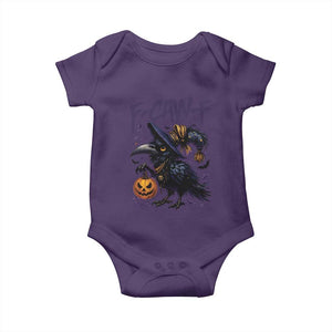 F Caw F Black Crow Halloween Meme Baby Onesie TS14 Purple Print Your Wear