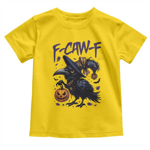 F Caw F Black Crow Halloween Meme Toddler T Shirt TS14 Daisy Print Your Wear