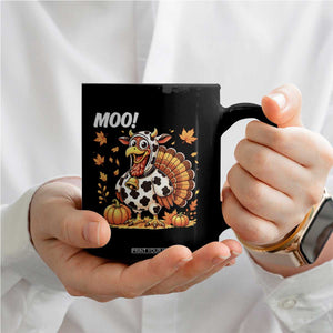 Funny Thanksgiving Coffee Mug Turkey Moo TS14 Print Your Wear
