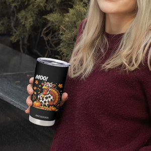 Funny Thanksgiving Tumbler Cup Turkey Moo TS14 Print Your Wear