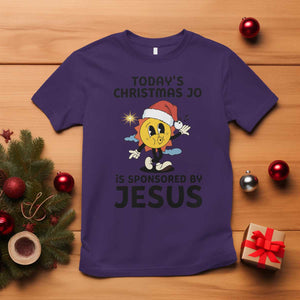 Funny Jesus Christian Christmas T Shirt Today Is Good Mood Is Sponsored By Jesus TS14 Purple Print Your Wear