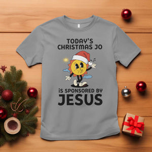 Funny Jesus Christian Christmas T Shirt Today Is Good Mood Is Sponsored By Jesus TS14 Sport Gray Print Your Wear