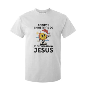 Funny Jesus Christian Christmas T Shirt For Kid Today Is Good Mood Is Sponsored By Jesus TS14 White Print Your Wear