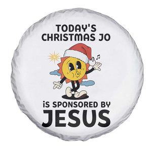 Funny Jesus Christian Christmas Spare Tire Cover Today Is Good Mood Is Sponsored By Jesus TS14 Print Your Wear
