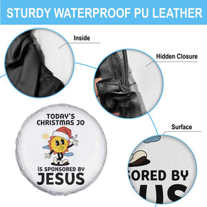 Funny Jesus Christian Christmas Spare Tire Cover Today Is Good Mood Is Sponsored By Jesus TS14 Print Your Wear