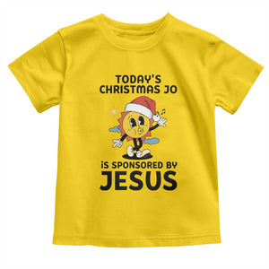 Funny Jesus Christian Christmas Toddler T Shirt Today Is Good Mood Is Sponsored By Jesus TS14 Daisy Print Your Wear