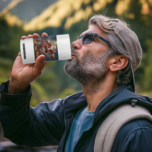 Funny Santa Basketball 4 in 1 Can Cooler Tumbler Satan Christmas Meme TS14 Print Your Wear