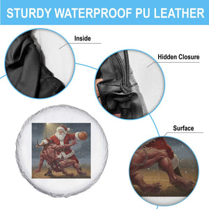 Funny Santa Basketball Spare Tire Cover Satan Christmas Meme TS14 Print Your Wear