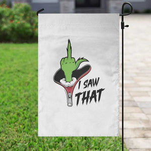 I Saw That Garden Flag Funny Elf Hand Christmas TS14 Print Your Wear