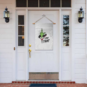 I Saw That Garden Flag Funny Elf Hand Christmas TS14 Print Your Wear