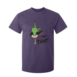 I Saw That T Shirt For Kid Funny Elf Hand Christmas TS14 Purple Print Your Wear