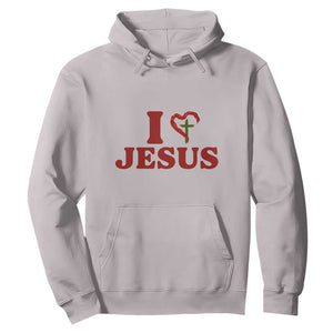 Jesus Christian Hoodie Religious Faith Inspirational Bible Verse TS14 Ice Gray Print Your Wear