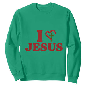 Jesus Christian Sweatshirt Religious Faith Inspirational Bible Verse TS14 Irish Green Print Your Wear