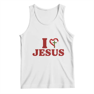 Jesus Christian Tank Top Religious Faith Inspirational Bible Verse TS14 White Print Your Wear