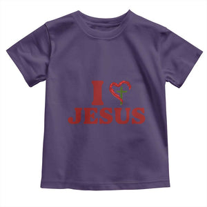 Jesus Christian Toddler T Shirt Religious Faith Inspirational Bible Verse TS14 Purple Print Your Wear