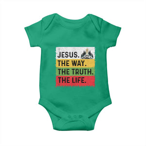 Jesus Christian Baby Onesie The Way The Truth The Life Nativity Scene TS14 Irish Green Print Your Wear