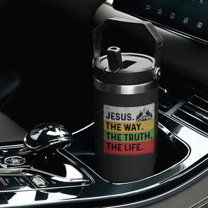 Jesus Christian Flip Straw Tumbler The Way The Truth The Life Nativity Scene TS14 Print Your Wear