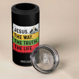 Jesus Christian 4 in 1 Can Cooler Tumbler The Way The Truth The Life Nativity Scene TS14 Print Your Wear
