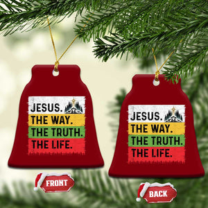 Jesus Christian Ceramic Ornament The Way The Truth The Life Nativity Scene TS14 Print Your Wear