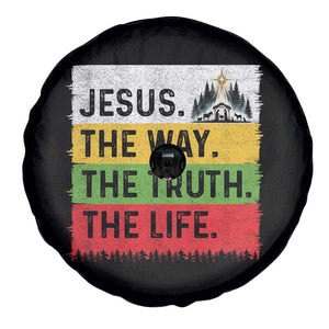 Jesus Christian Spare Tire Cover The Way The Truth The Life Nativity Scene TS14 Print Your Wear