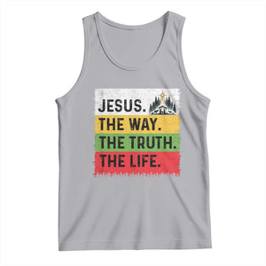 Jesus Christian Tank Top The Way The Truth The Life Nativity Scene TS14 Athletic Heather Print Your Wear
