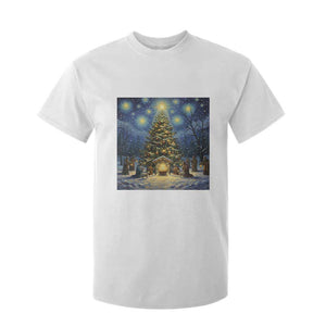 Nativity Scene T Shirt For Kid Christmas Starry Night Christian Jesus Baby Jesus Holiday TS14 White Print Your Wear