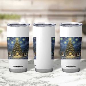 Nativity Scene Tumbler Cup Christmas Starry Night Christian Jesus Baby Jesus Holiday TS14 Print Your Wear