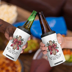 Jesus Christian 4 in 1 Can Cooler Tumbler Cross Bible Verse Inspirational Christmas TS14 Print Your Wear