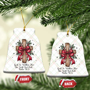 Jesus Christian Ceramic Ornament Cross Bible Verse Inspirational Xmas TS14 Print Your Wear