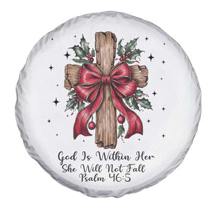 Jesus Christian Spare Tire Cover Cross Bible Verse Inspirational Christmas TS14 Print Your Wear