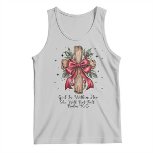 Jesus Christian Tank Top Cross Bible Verse Inspirational Christmas TS14 Ash Print Your Wear