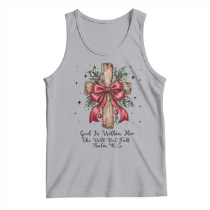 Jesus Christian Tank Top Cross Bible Verse Inspirational Christmas TS14 Athletic Heather Print Your Wear