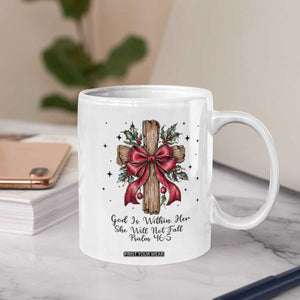 Jesus Christian Coffee Mug Cross Bible Verse Inspirational Christmas TS14 Print Your Wear
