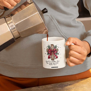 Jesus Christian Coffee Mug Cross Bible Verse Inspirational Christmas TS14 Print Your Wear