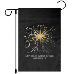 Jesus Christian Garden Flag Let Your Light Shine Matthew 5:16 TS14 White Print Your Wear