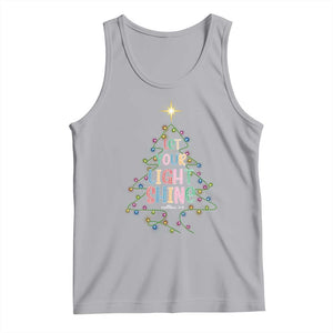 Jesus Christmas Tank Top Let Your Light Shine Matthew 5:16 TS14 Athletic Heather Print Your Wear