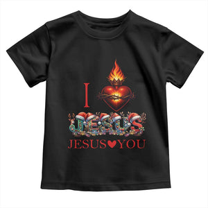 Jesus Christian Christmas Toddler T Shirt Cross Bible Verse Faith Love TS14 Black Print Your Wear
