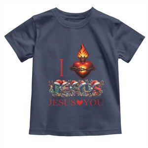 Jesus Christian Christmas Toddler T Shirt Cross Bible Verse Faith Love TS14 Navy Print Your Wear