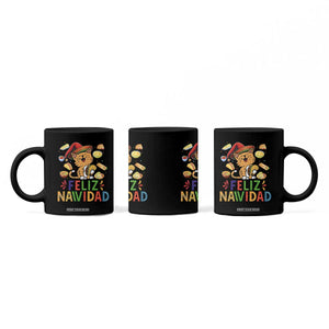 Funny Mexican Cat Christmas Coffee Mug Feliz Navidad Sombrero Kitty Xmas TS14 Print Your Wear