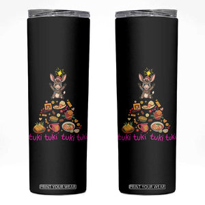 Mi Burrito Sabanero Skinny Tumbler Donkey Mexican Christmas TS14 Black Print Your Wear