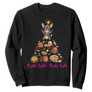 Mi Burrito Sabanero Sweatshirt Donkey Mexican Christmas TS14 Black Print Your Wear