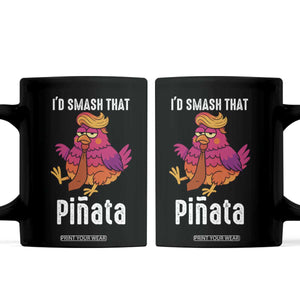 Funny Pinata Mexican Coffee Mug Trump Always Chicken TS14 Black Print Your Wear