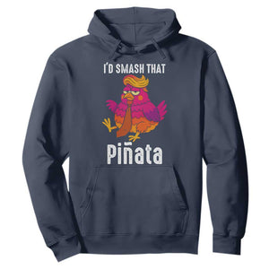 Funny Pinata Mexican Hoodie Trump Always Chicken TS14 Navy Print Your Wear