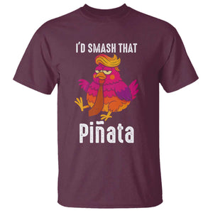 Funny Pinata Mexican T Shirt Trump Always Chicken - Print Your Wear