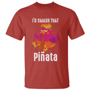 Funny Pinata Mexican T Shirt Trump Always Chicken - Print Your Wear