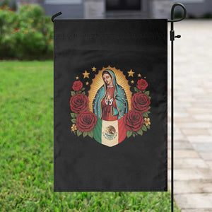 Our Lady of Guadalupe Mexican Flag Garden Flag TS14 Print Your Wear