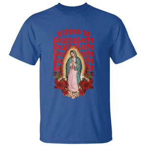 Our Lady of Guadalupe T Shirt Saint Virgin Mary Mexican TS14 Royal Blue Print Your Wear