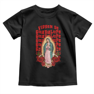 Our Lady of Guadalupe Toddler T Shirt Saint Virgin Mary Mexican TS14 Black Print Your Wear