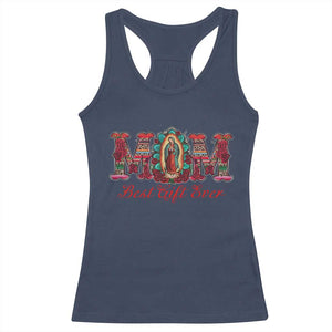 Our Lady of Guadalupe Racerback Tank Top Virgin Mary Christian TS14 Navy Print Your Wear